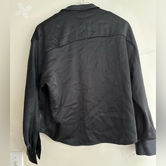 Babaton Hasek Collared Satin Blouse - Picture 5 of 6